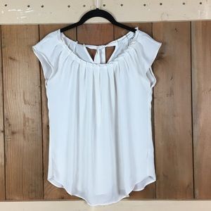 Lauren Conrad Pleated Blouse